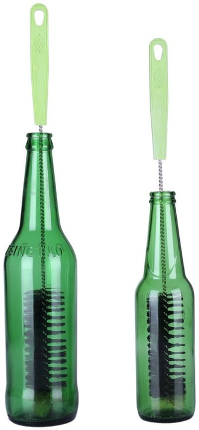 Flessenborstel 40 cm - Extra lange borstel - Ideaal voor smalle flessen - Eenvoudig schoonmaken - ShopVlot