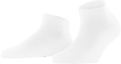 FALKE Fine Softness lichte gevoel elegant modal 50 DEN sneakersokken enkelsokken dames wit - maat 35-38