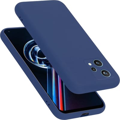 Cadorabo Hoesje geschikt voor Realme 9 5G / 9 PRO / V25 / Q5 / OnePlus Nord CE 2 LITE 5G in LIQUID BLAUW - Beschermhoes gemaakt van flexibel TPU silicone Case Cover