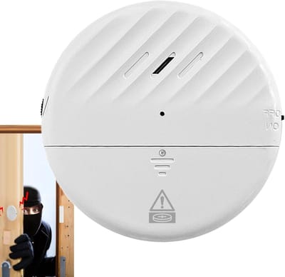 Vibratie Sensoren - Alarm Sensoren - Huis Beveiligen - Hoge Gevoeligheid - 8.3 x 8.2 x 2 cm - Wit
