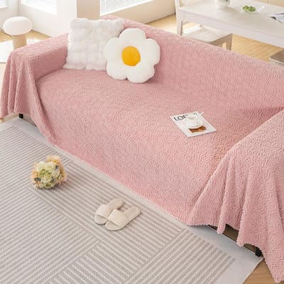 Winter Roos Velvet Bankhanddoek Crème Stijl Nieuwe Hoes Doek Bankkussenhoes Hoes Hoes Deken Eenpersoons Drie Personen 180*130cm