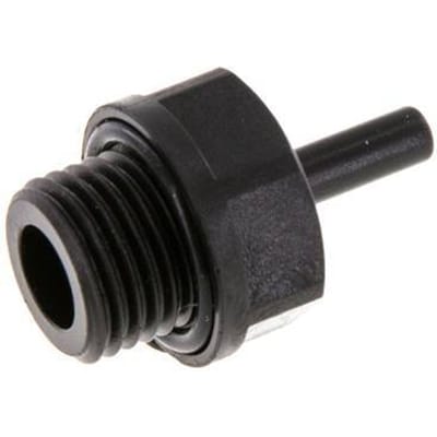 4mm x G1/4'' insteekfitting POM buitendraad NBR [5 Stuks]