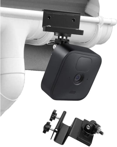 Dakgoothouder Camera - Bevestiging Beveiligingscamera - Verbeterde Beveiliging - 360 Graden Draaibaar - 9.5 x 6.5 x 6 cm - Zwart