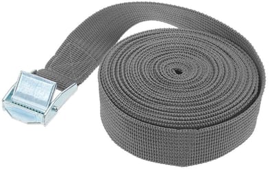 Dailygoods- Ratelspanbanden 250 Pond Werkbelastbaarheid - Verstelbare Sjorbanden - Zware Spanriemen - Hoogwaardige Polyester - 1 Meter Lengte - Hoge Zichtbaarheid