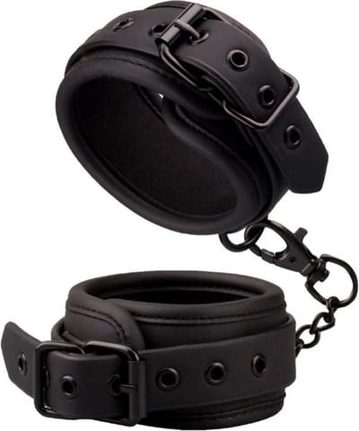 INTOYOU BLACK SHADOW - Ankle Cuffs Vegan Leather