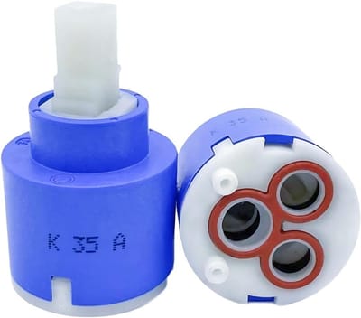 longziming -Keramische cartridge - 35 mm - Draaibare eengreepsbediening voor mengkranen en douchebakken - 1 stuk - Badkamer en buitenruimte met