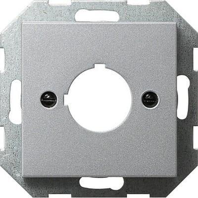 Gira Afdekring Lagerapparaat 22,5mm Systeem 55 Aluminium - 027226