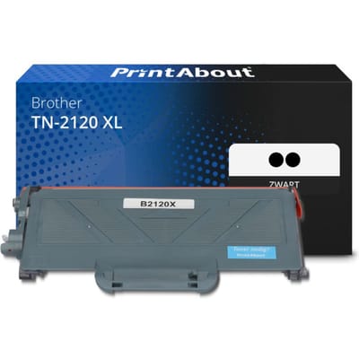PrintAbout huismerk Toner TN-2120 XL Zwart Multipack Extra hoge capaciteit Geschikt voor Brother