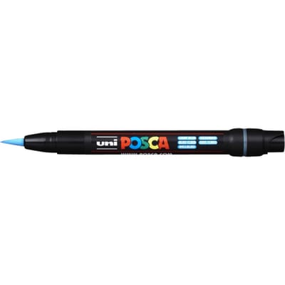 Paintmarker Uni POSCA PCF350 Brush 1-10mm lichtblauw