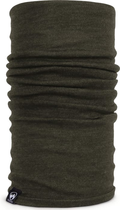 MowMow® Merino Nekwarmer - Sjaal - Multifunctionele hoofdbescherming - Sport - Wintersport - Groen
