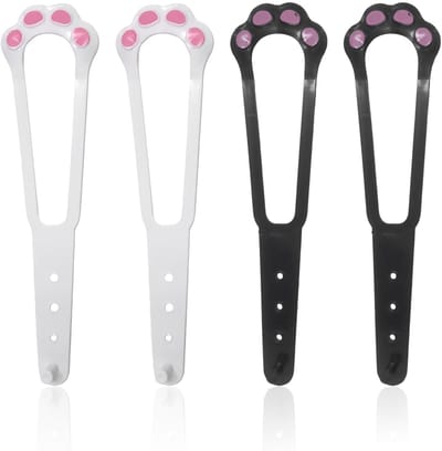 Dailygoods- Deuraccessoires Verstelbare Deurgordel - Deurfixers - Huishoudelijke Goederen - Dierenbescherming - 4 Stukken - Duurzaam Plastic