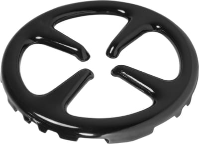 Dparts gaspit verkleiner - Rond - 13 cm - geëmailleerd metaal - ijzeren branderverkleiner voor percolator - gaskookplaat gaspitverkleiner onderzetter voor Moka pot - gasfornuis reduceer standaard gas kookplaat