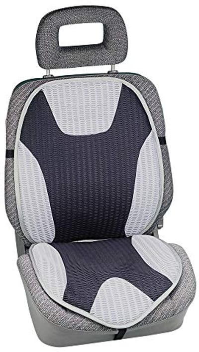 Air-Tech rugleuning zwart en zilver – Ergonomische steun voor ultiem comfort
