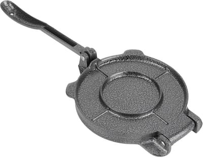 Dailygoods- Tortillapers Gietijzer - Tortilla Maker - Antiaanbaklaag - Keuken Gereedschap - Duurzaam - 16.5cm Diameter