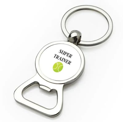 Akyol - tennis met eigen naam flesopener - Tennis - tennisser - sport - 9 bij 3 cm