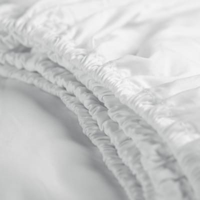 Cinderella - Weekend - Topper hoeslaken met split - 160x200 cm - tot 15 cm matrashoogte - 100% Katoen - Wit