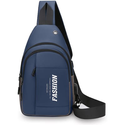 Nieuwe heren crossbody tassen, modetrend heuptassen, multifunctionele casual sport borsttassen, student schoudertassen, A-ZMT gray