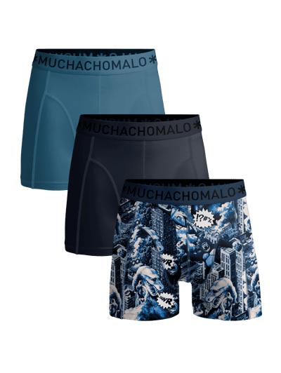 Muchachomalo Heren Boxershorts - 3 Pack - 95% Katoen - Ademend - Onderbroeken Heren - Normale Lengte