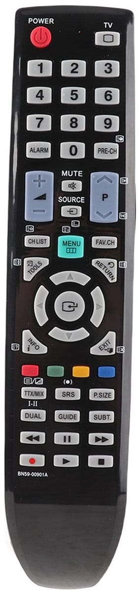 Dailygoody - Afstandsbediening voor Smart TV - Toetsenbordafstandsbediening - Compact en gebruiksvriendelijk - Universeel model - Vervangingscont