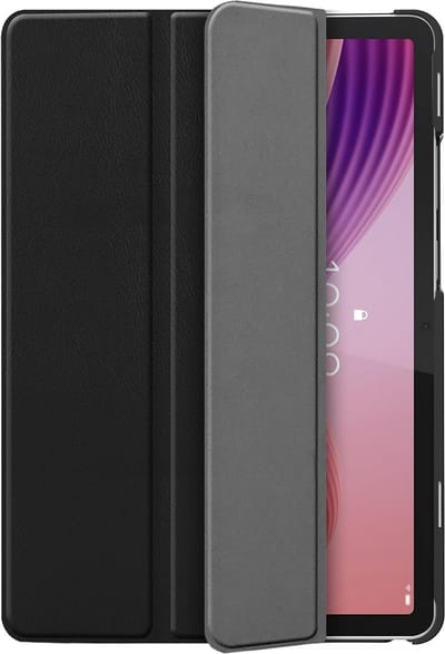 Cazy tablet Hoes geschikt voor Lenovo Tab K9 / Tab One - TriFold Bookcase - Zwart