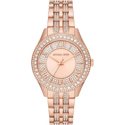 Michael Kors MK4710 Harlowe Rose Goudkleurig Dameshorloge