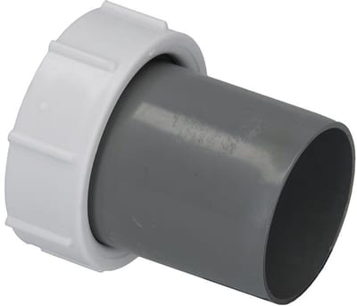 Sanivesk wartel met tule - 6/4 inch x 40 mm - wit