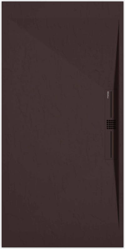 Sanifun douchebak Stone Side Chocolate Slate 1400 x 800 P