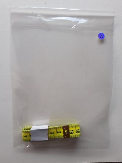 Meetlint Dik lint flexibel geel in cm meetlinten voor opmeten stof naaien klussen centimeter lengte 1.5 meter lint voor meten