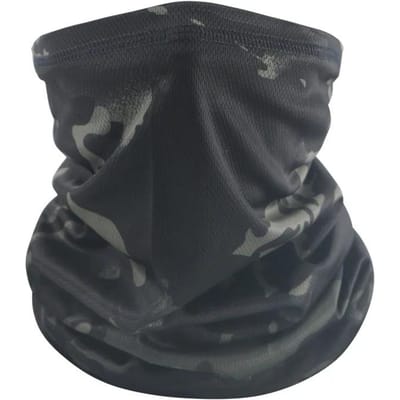Cache-cou Masque Camouflage Bandana pour le Visage Protection Solaire Frais Respirant Tube Écharpe pour Vélo Randonnée Camping Hommes et Femmes Haute Qualité