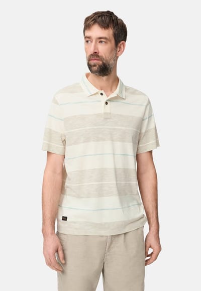 camel active Poloshirt van puur katoen - Maat - Beigemenswear-M