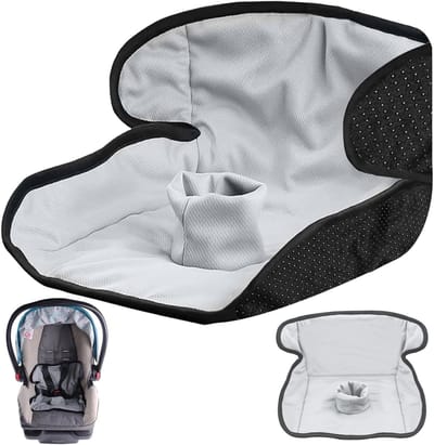 Beschermende Pad voor Kinderstoelen en Potjes, Ideaal tegen Luierlekken, Perfect voor Reizen en Geschikt voor Alle Maten en Autostoelen (Grijs)