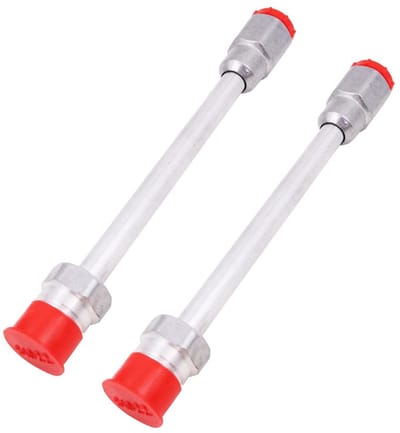 Allecto - Verlängstangen voor Airless Sproeiers - 20 cm - Lichtgewicht Aluminium - Spuitpistool Accessoires - Geschikt voor Alle Airless Spuiters -...