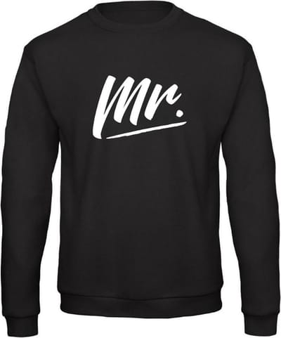 Mr / Mrs Trui Sweater (Mr - Maat S) | Koppel Cadeau | Valentijn Cadeautje voor hem & haar