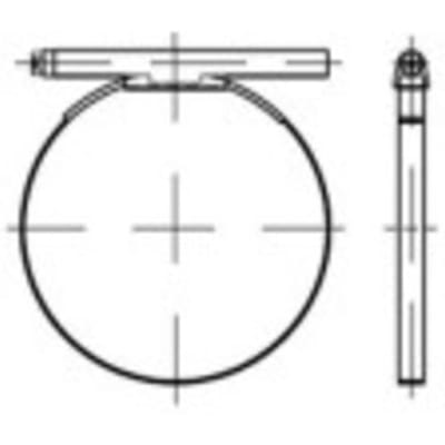 TOOLCRAFT 137693 Slangklem Slangklemmen 9 mm Galvanisch verzinkt staal 50 stuk(s)