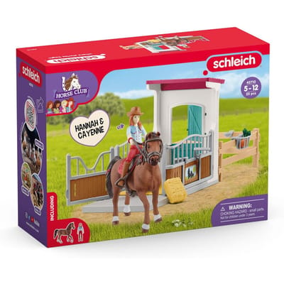 Schleich 42710 – Horse Club Horse Box – Hannah en Cayenne
