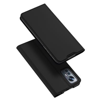 Dux Ducis Slim Softcase Bookcase voor de Xiaomi 12 Lite - Zwart