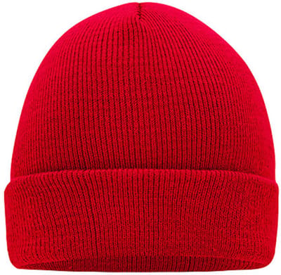 Myrtle Beach 'Knitted Cap' Beanie Red
