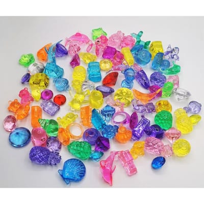 60 Pièces Fente Cristal Acrylique Pion Pièce d'Échecs Pièces de Jeu Pour Accessoires de Jeu de Société Multiples Couleurs