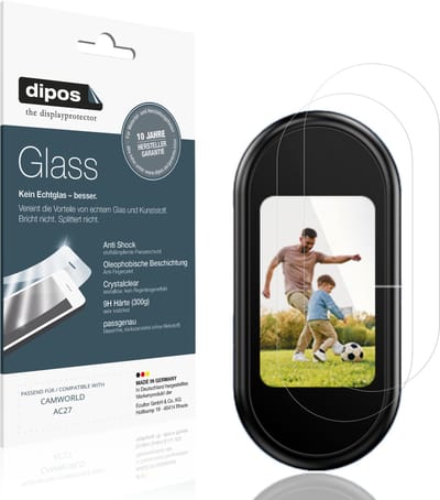 dipos – 2x Pantserfolie geschikt voor CAMWORLD AC27 | 9H Screenprotector