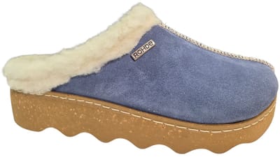 Rohde 6125 50 Pantoffels Blauw Textiel Dames - Blauw - 36