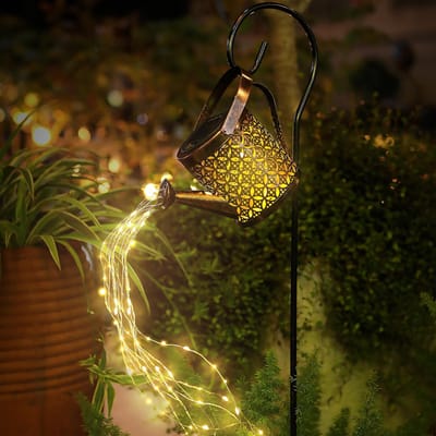 Retoo Zonne-energie Waterkan Fairy Lights - LED Tuinverlichting met Automatische Sensor