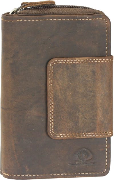 GREENBURRY portemonnee Vintage Wallet Brown bruine