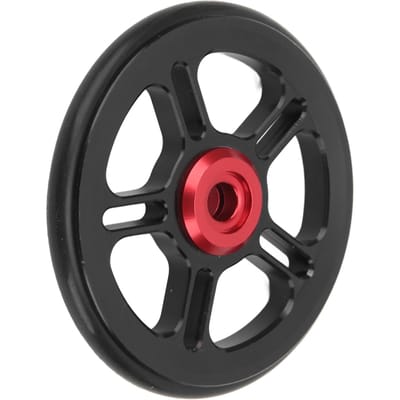 Roue auxiliaire en alliage d'aluminium pour vélo pliant Easywheel, découpe CNC pour Brompton 6 cm black