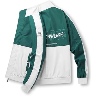 Lente Nieuwe Herenjas Koreaanse Versie van Tiener Student Casual Jas Heren Opstaande Kraag Slanke Heren Mode XXL blue