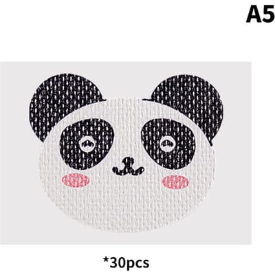 30 Pièces Autocollants Anti-Ronflement pour Enfants Dessin Animé Patch de Sommeil Bouche Fermée Orthèse de Correction Respiratoire Bande pour Enfants