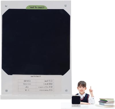 Zonnecel Charger - Transparant Paneel - Apparaten Laden - Epoxy Hars Coating - 20 x 15 cm - Transparant