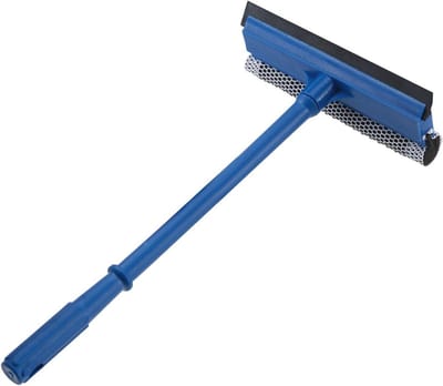 16 inch Raamwisser voor Auto | 2-in-1 Raamreiniger met Lange Handgreep | Autoruitwisser voor Douche en Hoge Ramen