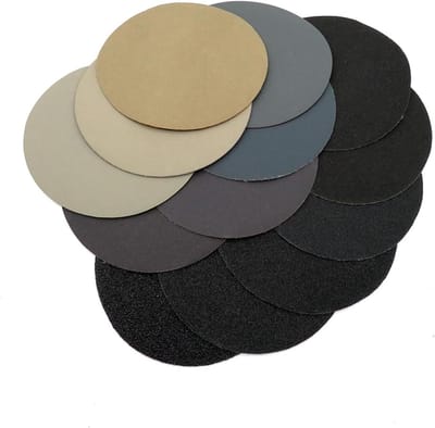 Schuurschijven Set - Schuurpapier Rond - Oppervlak Polijsten - Nat en Droog - 25 Stuks 125mm - Niet Gespecificeerd