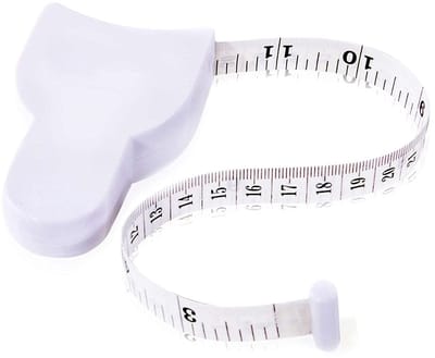 Dailygoods- Vetmeetlint Intrekbaar - Y-vormige Liniaal - Lichtgewicht ABS - PVC-strip met Sterke Spanning - Gemakkelijke Toegang Tot Gegevens - Precisie Meting - Lichamelijke Meting