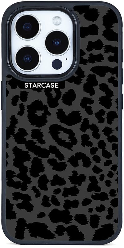 iPhone 15 Pro Max hoesje - magsafe hoesje / Starcase Black Panter Print / iPhone hoesje met Magsafe